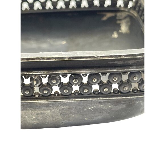 Antique Meriden B Company Quadruple Plated Silver Tone Bowl Candy Trinket Dish - Picture 14 of 16